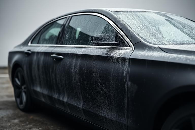 Car before detailing